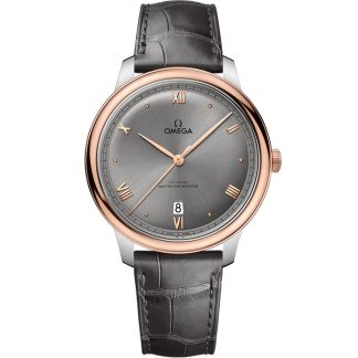 Omega De Ville Prestige 40 mm, stål - Sedna™-guld på läderrem 434.23.40.20.06.001