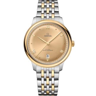 Omega De Ville Prestige 40 mm, stål - gult guld på gult guld 434.20.40.20.08.001