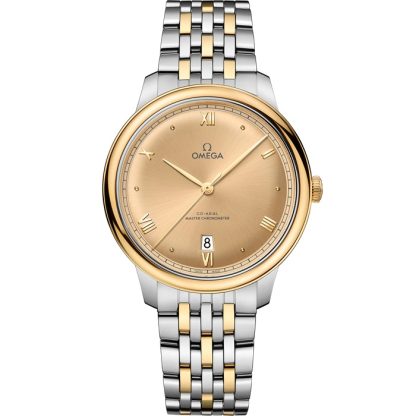 Omega De Ville Prestige 40 mm, stål - gult guld på gult guld 434.20.40.20.08.001