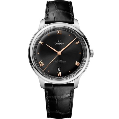 Omega De Ville Prestige 40 mm, stål på läderrem 434.13.40.20.01.001