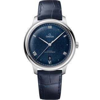Omega De Ville Prestige 40 mm, stål på läderrem 434.13.40.20.03.001