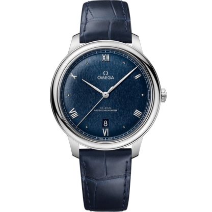 Omega De Ville Prestige 40 mm, stål på läderrem 434.13.40.20.03.001