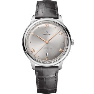 Omega De Ville Prestige 40 mm, stål på läderrem 434.13.40.20.06.001