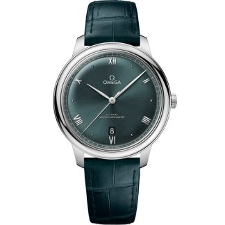 Omega De Ville Prestige 40 mm, stål på läderrem 434.13.40.20.10.001