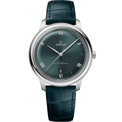 Omega De Ville Prestige 40 mm, stål på läderrem 434.13.40.20.10.001