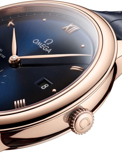 Omega De Ville Prestige 41 mm, Sedna™ guld på läderarmband 434.53.41.20.03.001 - Bild 3