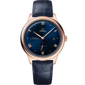 Omega De Ville Prestige 41 mm, Sedna™ guld på läderarmband 434.53.41.20.03.001