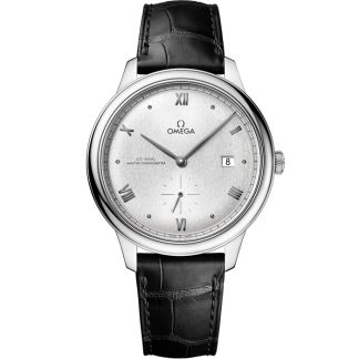 Omega De Ville Prestige 41 mm, stål på läderband 434.13.41.20.02.001