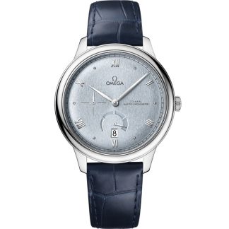 Omega De Ville Prestige 41 mm, stål på läderband 434.13.41.21.03.001