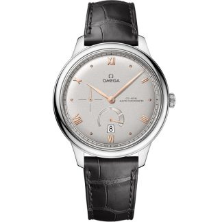 Omega De Ville Prestige 41 mm, stål på läderband 434.13.41.21.06.001