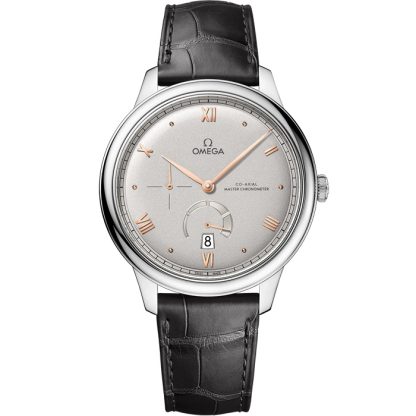 Omega De Ville Prestige 41 mm, stål på läderband 434.13.41.21.06.001