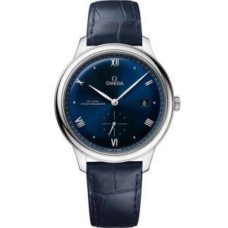 Omega De Ville Prestige 41 mm, stål på läderrem 434.13.41.20.03.001