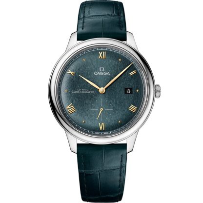 Omega De Ville Prestige 41 mm, stål på läderrem 434.13.41.20.10.001