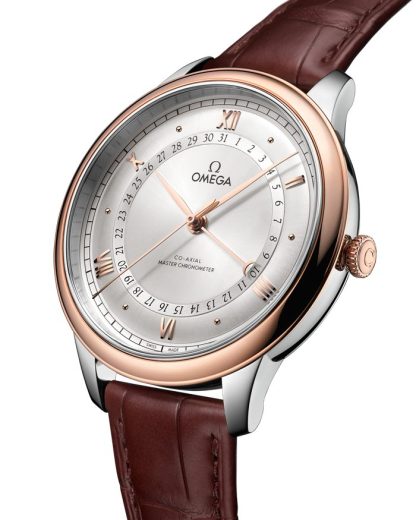 Omega De Ville Prestige 42 mm, stål - Sedna™-guld på alligator 434.23.42.22.02.001 - Bild 3