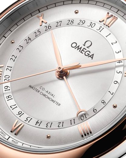 Omega De Ville Prestige 42 mm, stål - Sedna™-guld på alligator 434.23.42.22.02.001 - Bild 4