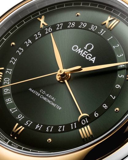 Omega De Ville Prestige 42 mm, stål - gult guld på alligator 434.23.42.22.10.001 - Bild 4