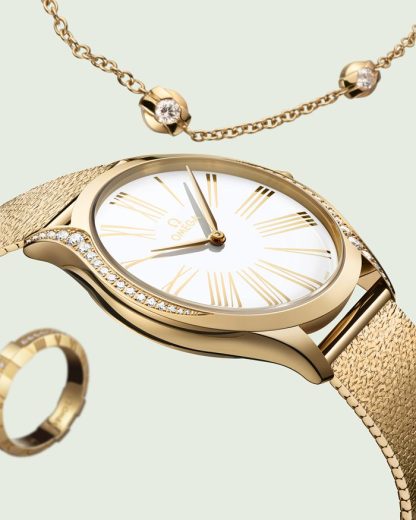Omega De Ville Trésor 36 mm, Moonshine™-guld på Moonshine™-guld 428.55.36.60.04.001 - Bild 3