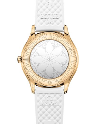 Omega De Ville Trésor 36 mm, Moonshine™-guld på gummirem 428.57.36.60.04.001 - Bild 2