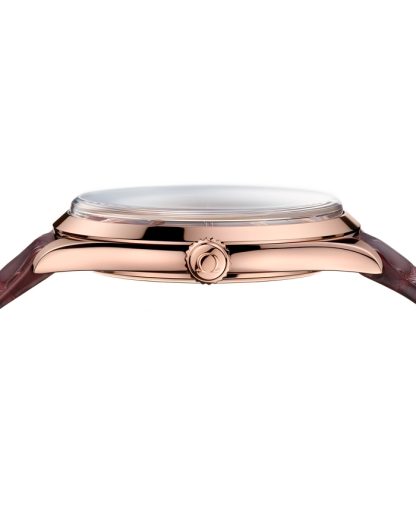 Omega De Ville Trésor 40 mm, Sedna™ guld på läderarmband 435.53.40.21.11.002 - Bild 5