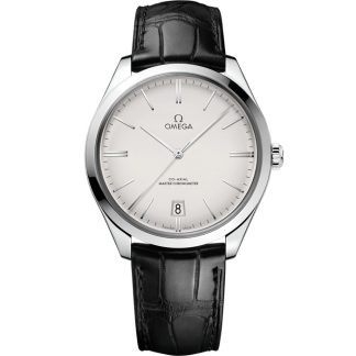 Omega De Ville Trésor 40 mm, stål på läderband 435.13.40.21.02.001