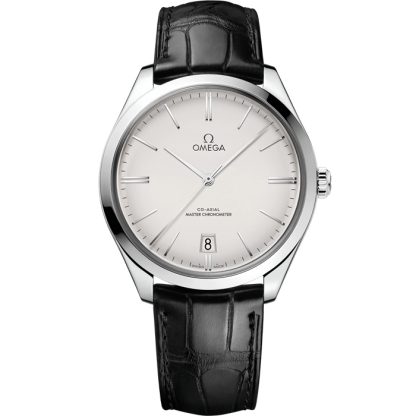 Omega De Ville Trésor 40 mm, stål på läderband 435.13.40.21.02.001