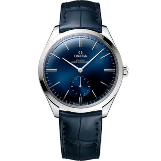 Omega De Ville Trésor 40 mm, stål på läderband 435.13.40.21.03.002