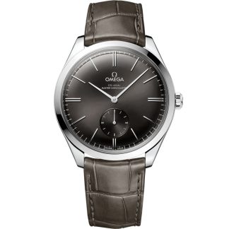 Omega De Ville Trésor 40 mm, stål på läderband 435.13.40.21.06.001