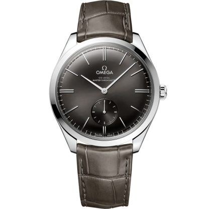 Omega De Ville Trésor 40 mm, stål på läderband 435.13.40.21.06.001