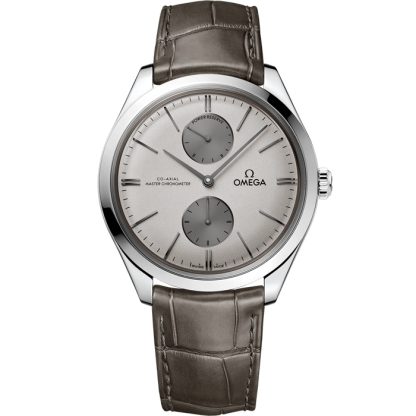 Omega De Ville Trésor 40 mm, stål på läderband 435.13.40.22.06.001
