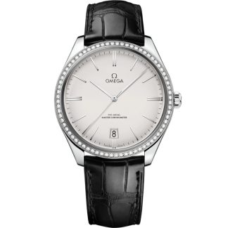 Omega De Ville Trésor 40 mm, stål på läderband 435.18.40.21.02.001