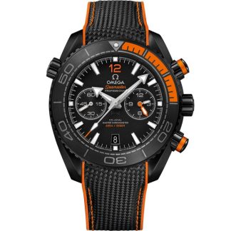 Omega Deep Black Seamaster Planet Ocean 600M 45,5 mm, svart keramik på gummiarmband 215.92.46.51.01.001