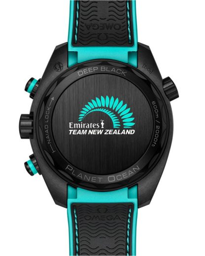 Omega ETNZ Deep Black Seamaster Planet Ocean 600M 45,5 mm, svart keramik på gummiband 215.92.46.51.01.003 - Bild 2