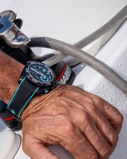 Omega ETNZ Deep Black Seamaster Planet Ocean 600M 45,5 mm, svart keramik på gummiband 215.92.46.51.01.003 - Bild 3