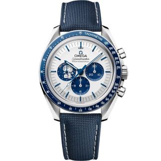 Omega Exclusive access "Silver Snoopy Award" Speedmaster Anniversary Series 42 mm, stål på armband av belagt nylonväv 310.32.42.50.02.001