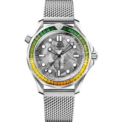 Omega James Bond 60-årsjubileum Seamaster Diver 300M 42 mm, Canopus Gold™ på Canopus Gold™ 210.55.42.20.99.001