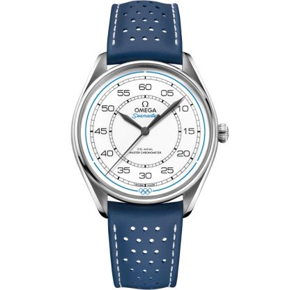 Omega Limited Edition Set Seamaster Olympic Official Timekeeper 39,5 mm, stål på läderarmband 522.32.40.20.04.001