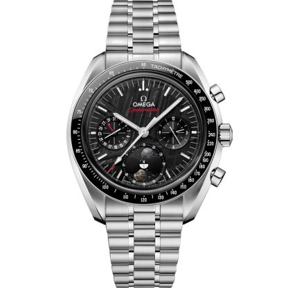 Omega Meteorite Speedmaster Moonphase 43 mm, stål på stål 304.30.43.52.01.001