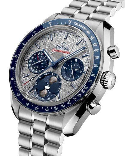 Omega Meteorite Speedmaster Moonphase 43 mm, stål på stål 304.30.43.52.06.001 - Bild 3