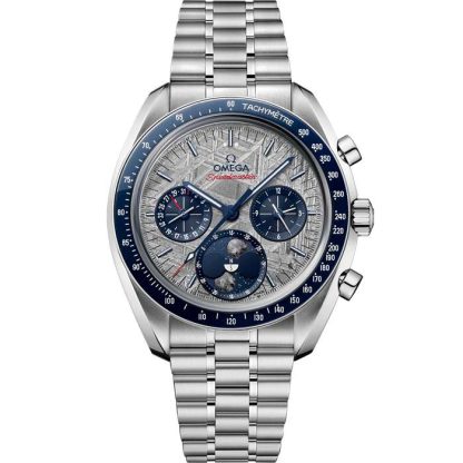 Omega Meteorite Speedmaster Moonphase 43 mm, stål på stål 304.30.43.52.06.001