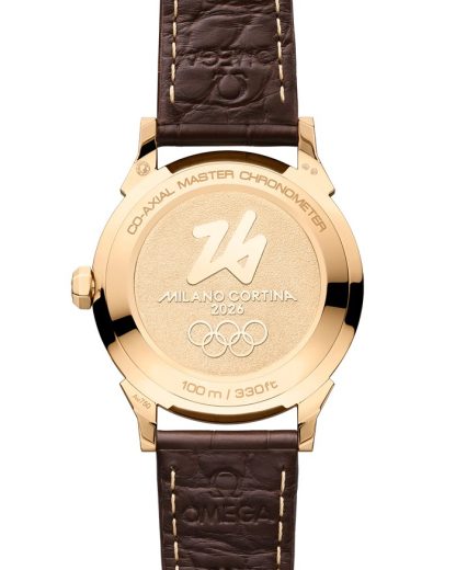 Omega Milano Cortina 2026 New Seamaster 37mm 37 mm, Moonshine™ guld på alligator 522.53.37.20.04.001 - Bild 2