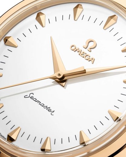Omega Milano Cortina 2026 New Seamaster 37mm 37 mm, Moonshine™ guld på alligator 522.53.37.20.04.001 - Bild 4