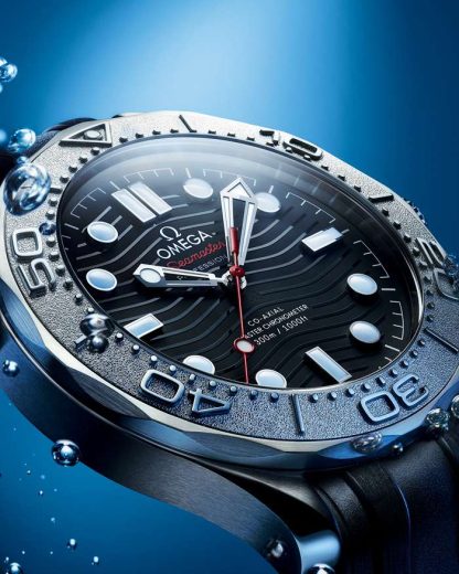 Omega Nekton Edition Seamaster Diver 300M 42 mm, stål på gummiband 210.32.42.20.01.002 - Bild 3