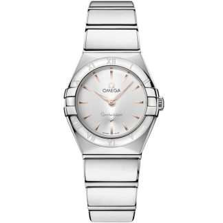 Omega New Constellation 25 mm, stål på stål 131.10.25.60.02.002