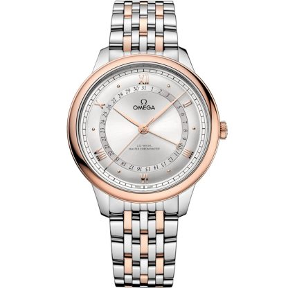 Omega New De Ville Prestige 42 mm, stål - Sedna™ guld på stål - Sedna™ guld 434.20.42.22.02.001