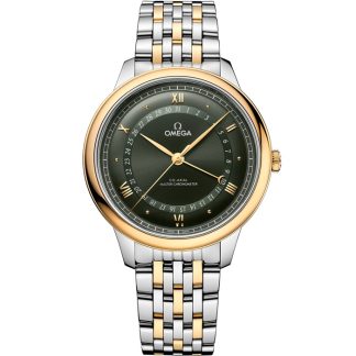 Omega New De Ville Prestige 42 mm, stål - gult guld på stål - gult guld 434.20.42.22.10.001