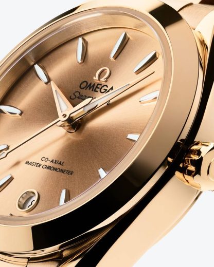 Omega New Seamaster Aqua Terra 150M 30 mm, Moonshine™ guld på Moonshine™ guld 220.50.30.20.08.001 - Bild 3