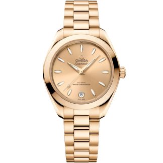 Omega New Seamaster Aqua Terra 150M 30 mm, Moonshine™ guld på Moonshine™ guld 220.50.30.20.08.001