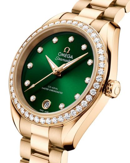 Omega New Seamaster Aqua Terra 150M 30 mm, Moonshine™ guld på Moonshine™ guld 220.55.30.20.60.001 - Bild 3