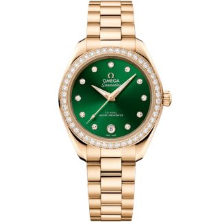 Omega New Seamaster Aqua Terra 150M 30 mm, Moonshine™ guld på Moonshine™ guld 220.55.30.20.60.001