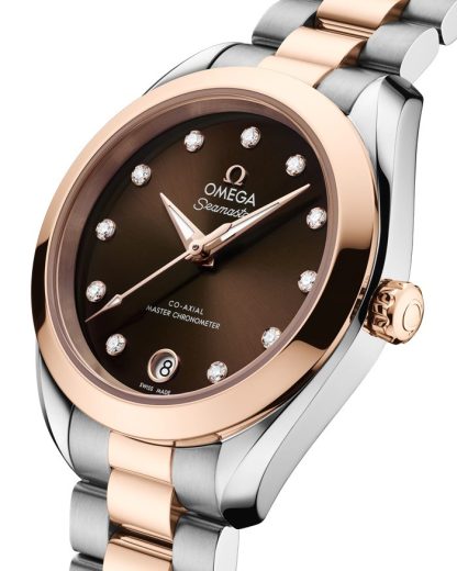 Omega New Seamaster Aqua Terra 150M 30 mm, stål - Sedna™ guld på stål - Sedna™ guld 220.20.30.20.63.001 - Bild 3